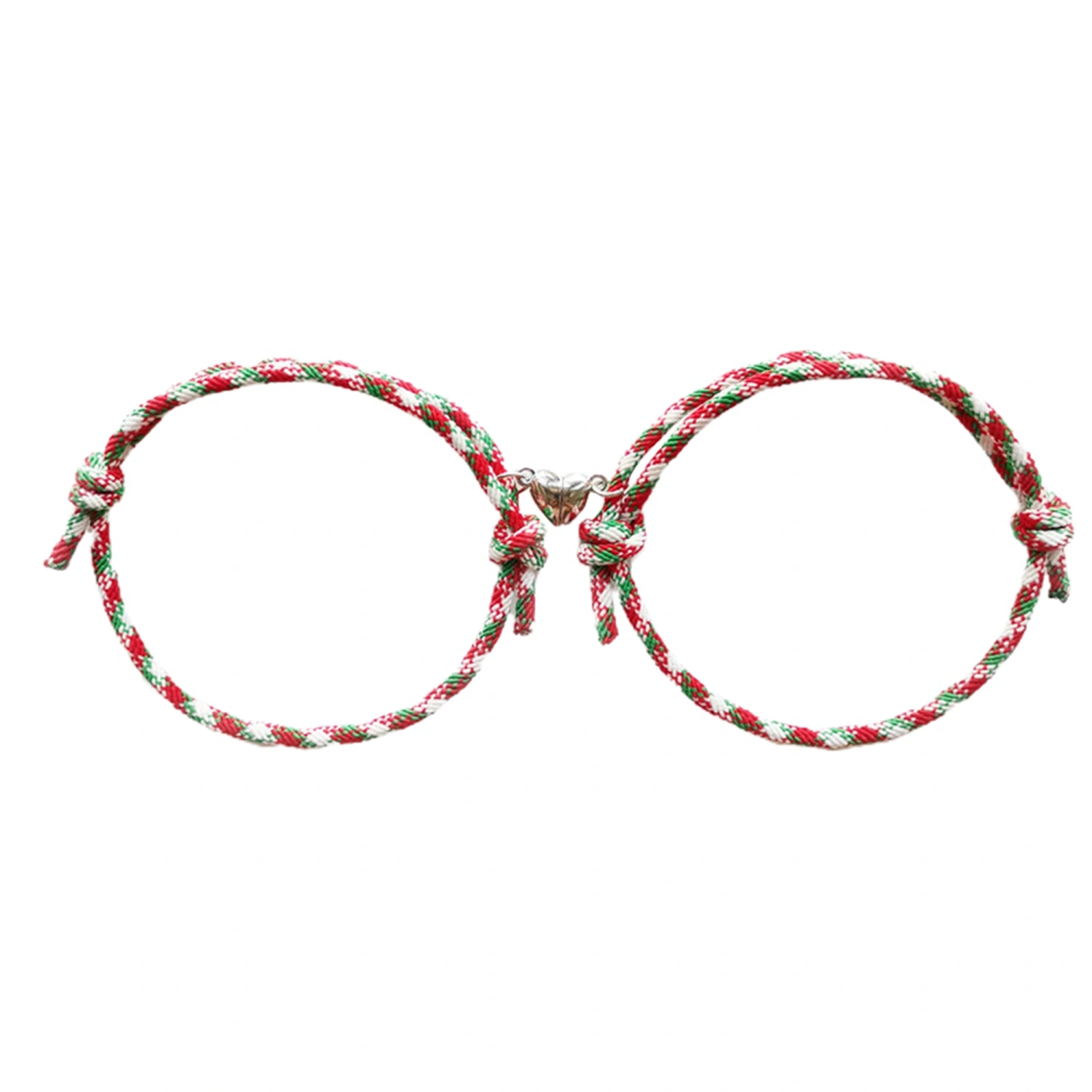 Heart-Shaped Magnet Couple Bracelets, Christmas Gift for Women Men