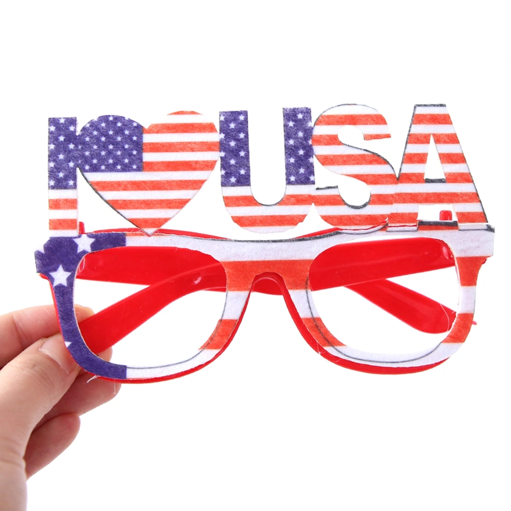 Independence Day Decorative Glasses, Unique Striped Party Eyewear Toy