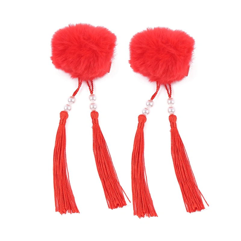 Girls Chinese Style Hair Accessories Children Tassel Streamers Hairpin