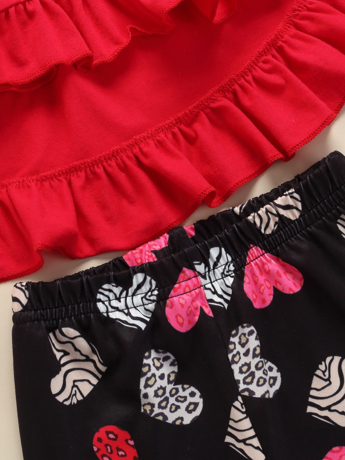Girls Clothes Outfit, Pullover Tops + Pants + Bib Three Pieces Set