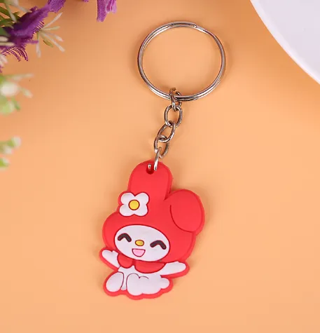 Cartoon Anime Keychain Cute Key Ring Purse Charms for Kids Adult 