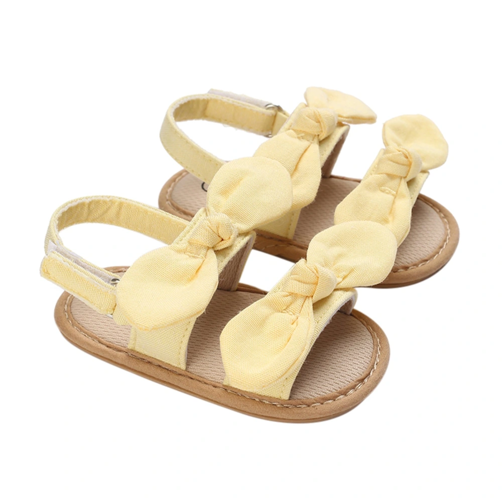 Baby Girl Sandals, Flexible Non-slip Bowknot Summer Flat Shoes