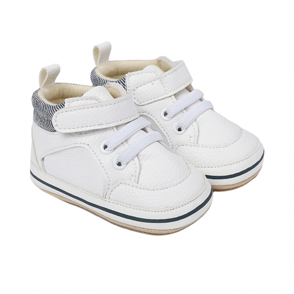 Infant Baby Girls Boys Sneakers PU Leather Anti-Slip Sole Prewalker