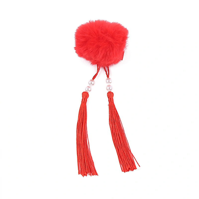 Chinese Style Clip with Tassels Decoration, Retro Style Accessory 