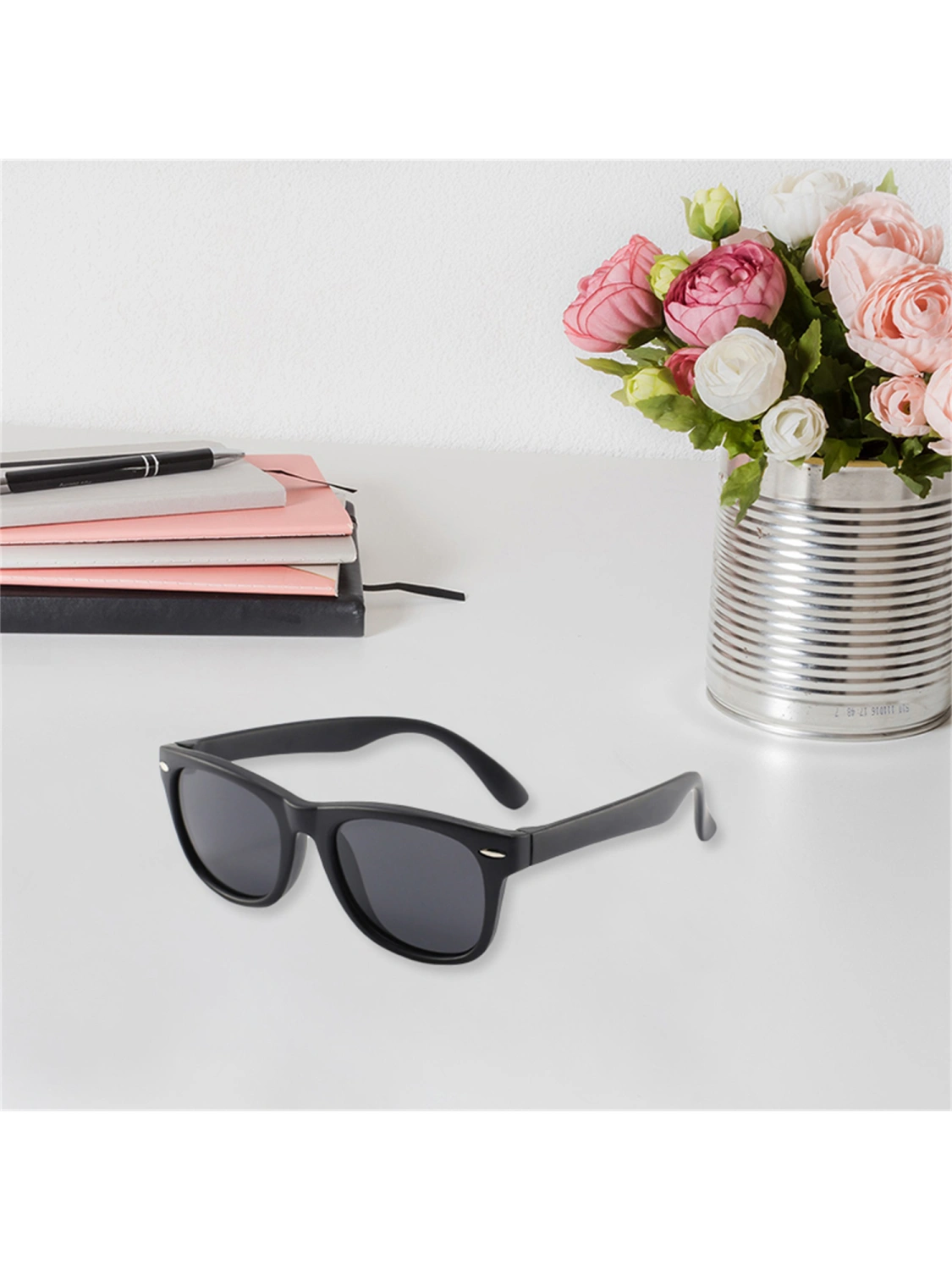Children Lightweight Sunglasses, Round Shaped Patchwork Sunglasses