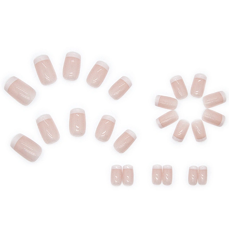 Nail Patches Kit with Glue, Manicure Color Contrast Fake Nails