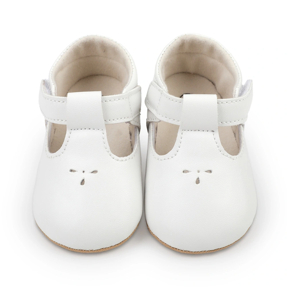 Baby Girl Premium PU Flats First Walker Crib Shoes for Party, Festival