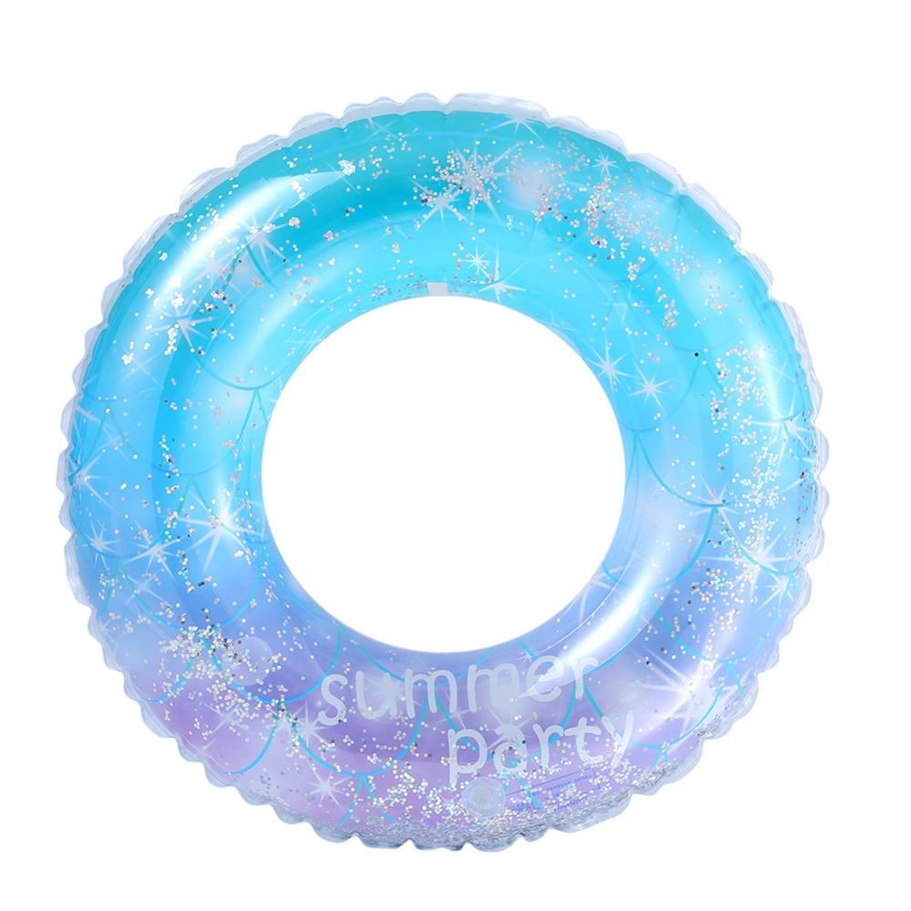 Swim Ring, Unisex Starry Sky Sequins Life Ring Inflatable Float Seat