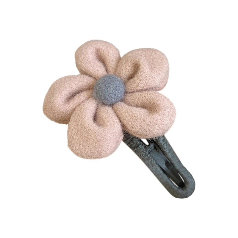 3D Flower Large Headgear Long Duck Bill Hair Clips Hairpin for Women