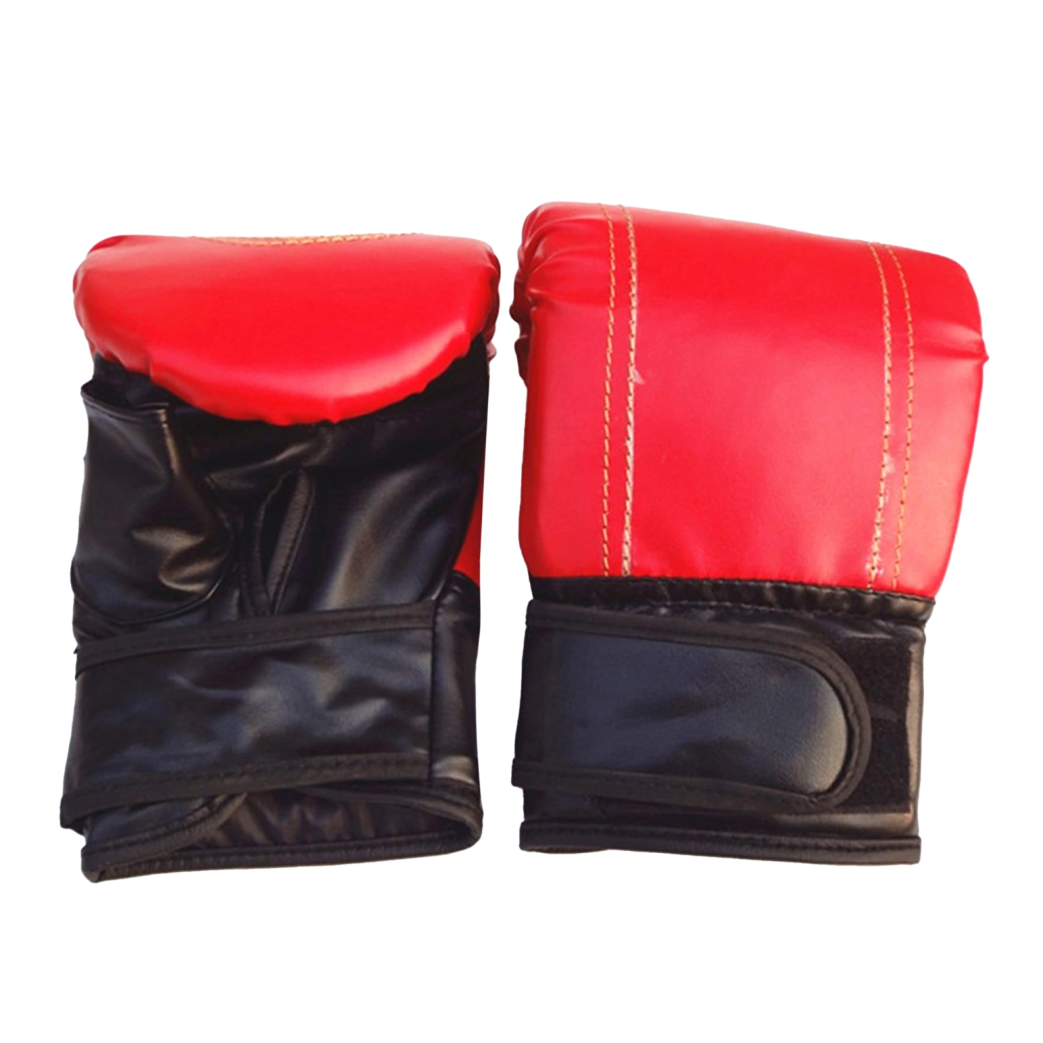 PU Boxing Gloves, Fingerless Design Shock Absorption Accessory