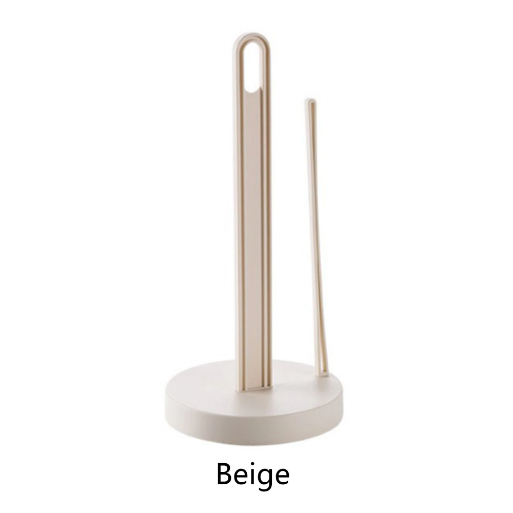 Roll Paper Rack Clip Rod, Free Standing Round Shape Top Handle