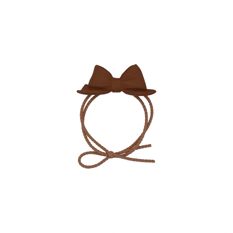 Female Bow-knot Hair Rope Hair Ring Solid Color Hair Accessories