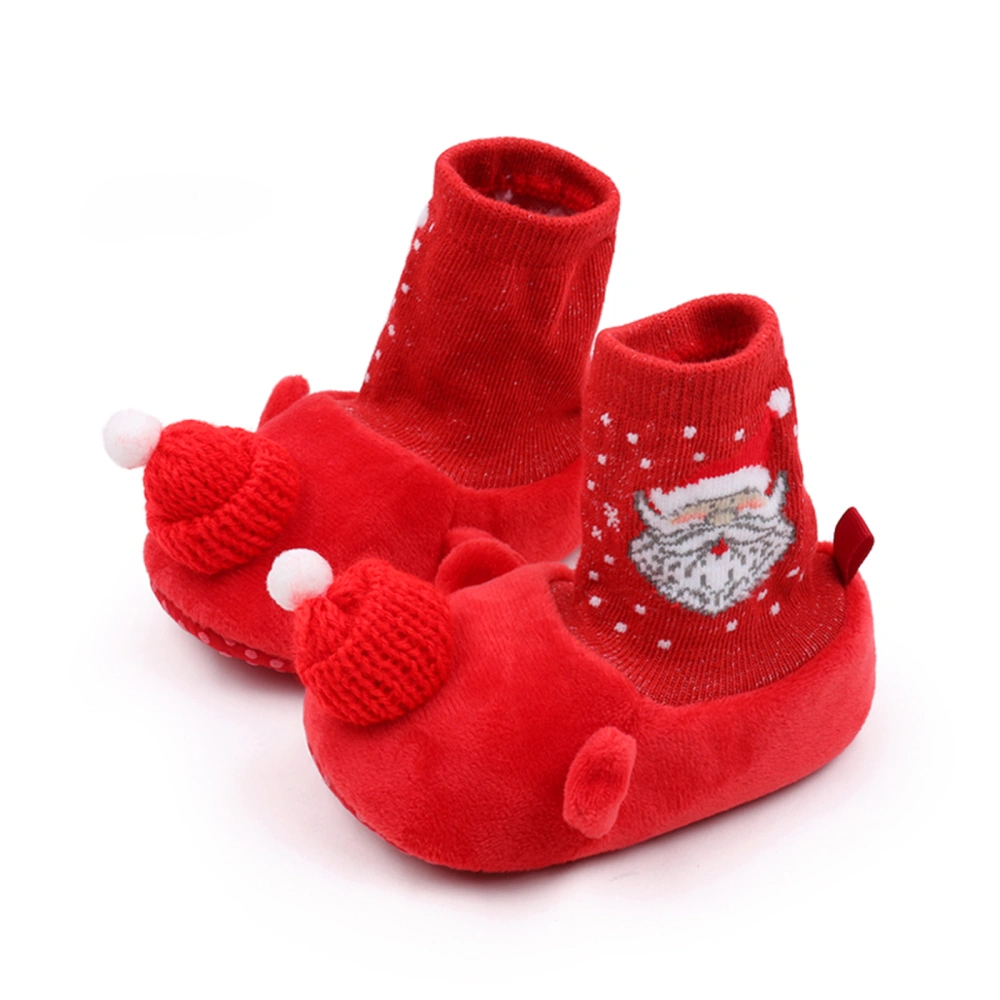 Infant Winter Snow Boots Christmas Cartoon Santa Claus Boots