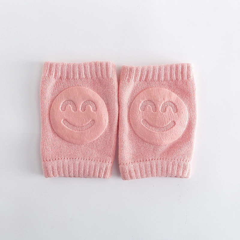 Baby Knee Pads for Crawling, Cartoon Smile Pattern Knee Protectors