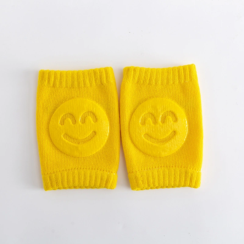 Baby Knee Pads for Crawling, Cartoon Smile Pattern Knee Protectors