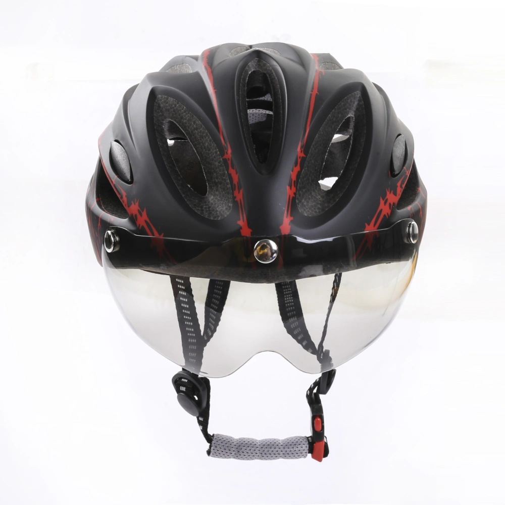 Lightweight and Ventilated Cycling Helmet with Adjustable Strap