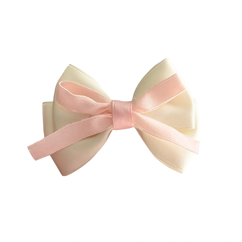 Cute Hair Bow Clips Small Satin Hair Barrettes Kawaii Hair Accessories