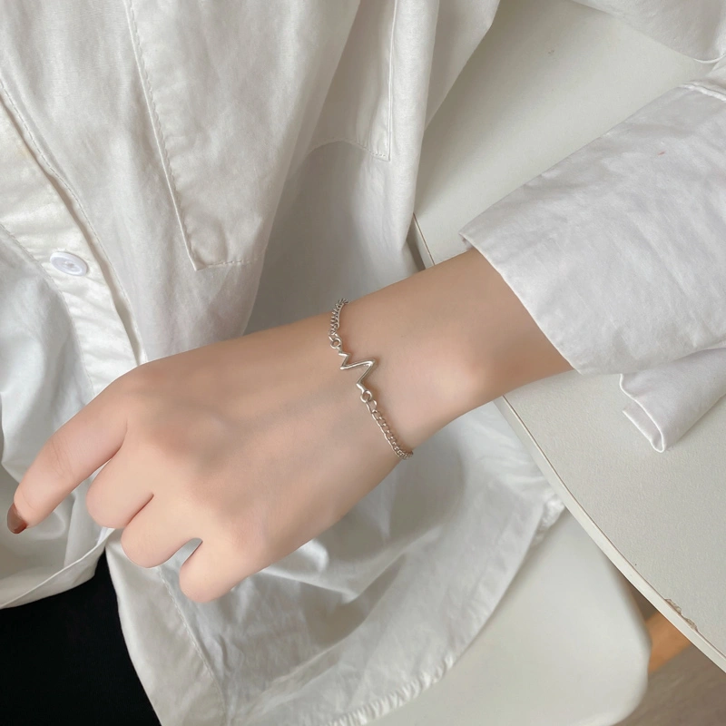 Women Men Bracelet Heart Rate Lovers Couple Bracelet Hand Chain