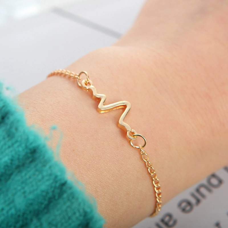 Women Men Bracelet Heart Rate Lovers Couple Bracelet Hand Chain