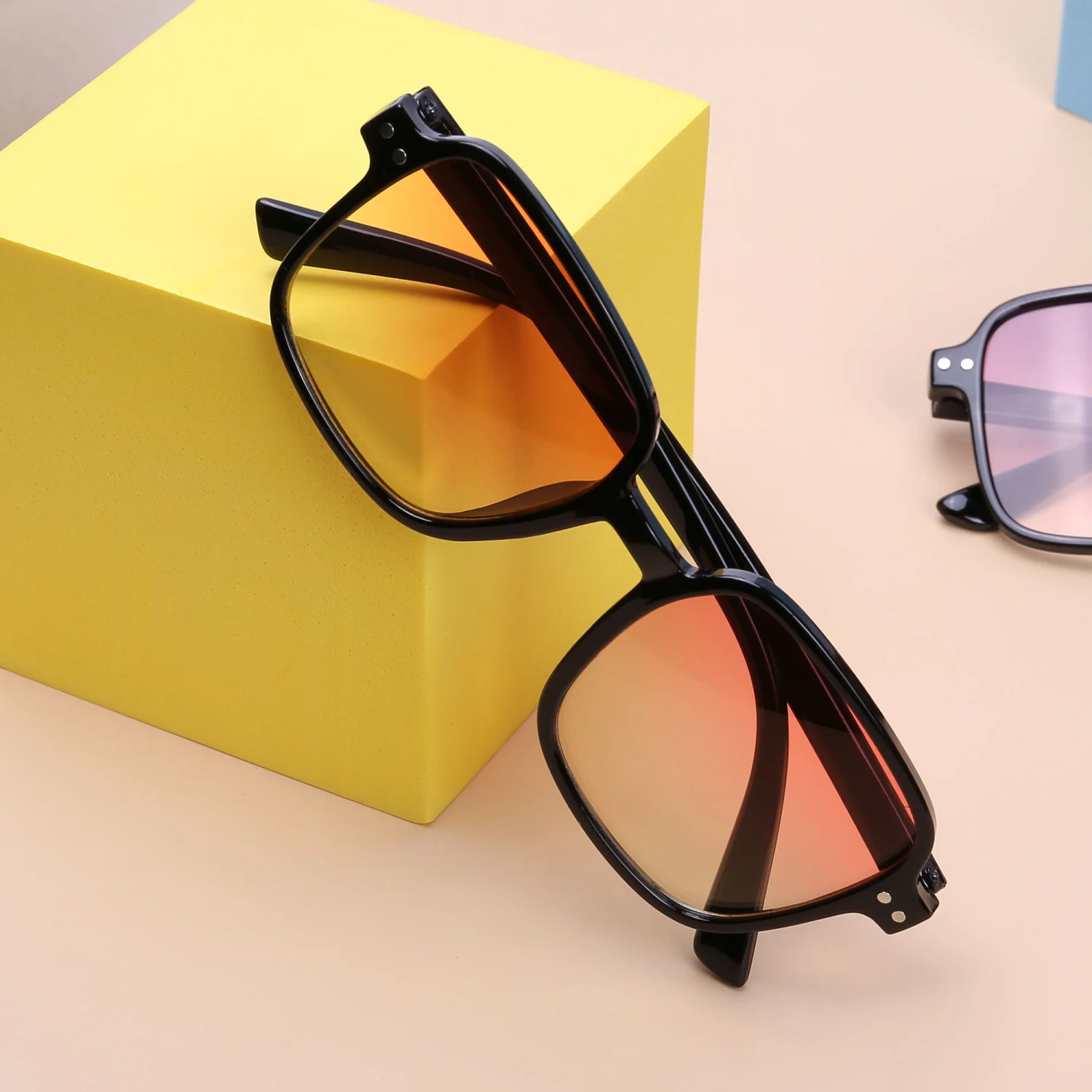 Kids Girls Boys Sunglasses Square Frame Sun Protection Sunglasses