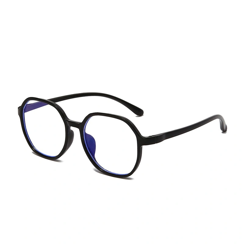 Women Anti-Blue Glasses, Polygonal Transparent Frame Glasses