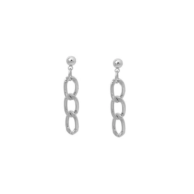 Chain Earrings, Simple Hip Hop Style Dangly Earrings for Women