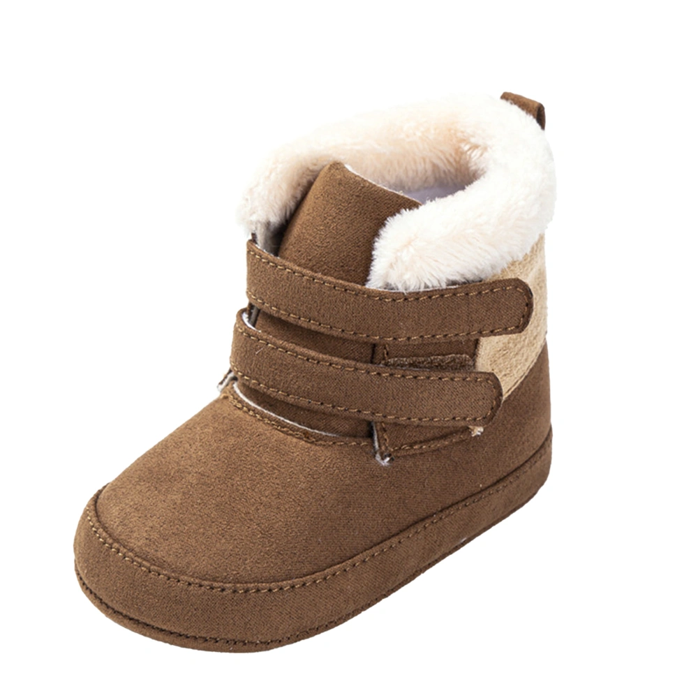 Baby Cotton Boots with Non-slip Bottom, Thick Warm Soft Sole