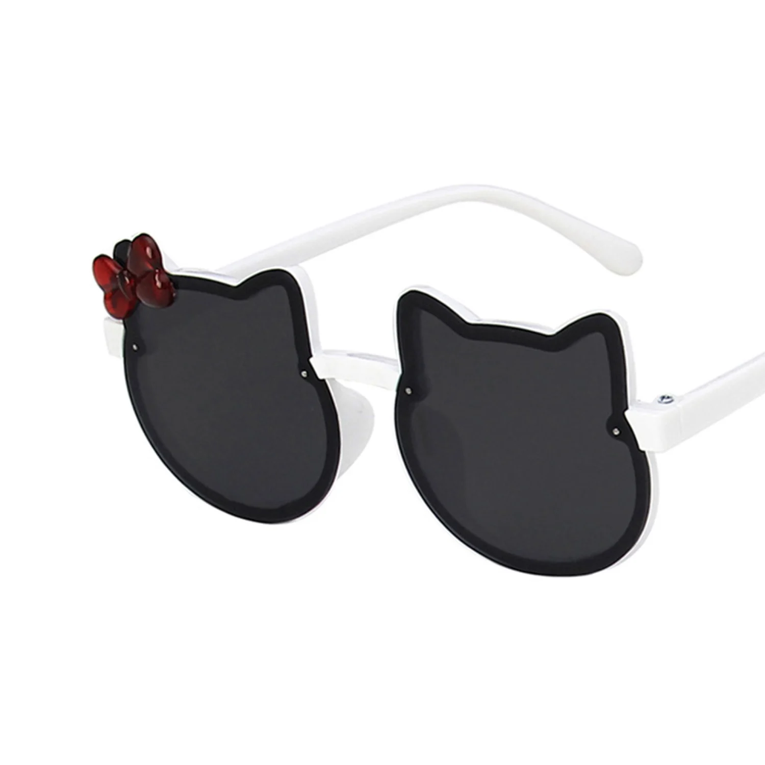 Kids UV400 Sunglasses, Cute Cat Frame Outdoor Beach Sunglasses