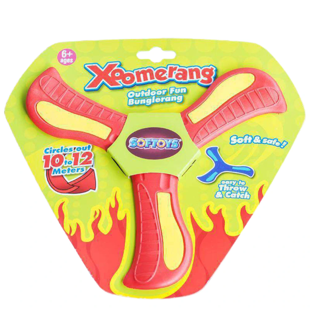 Kids Three-Leaf Boomerang, Unisex Soft EVA Returning Sports Game Toy