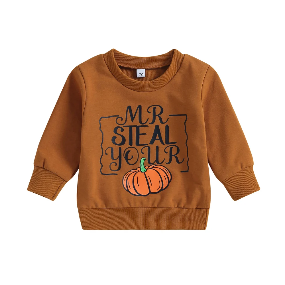 Baby Girls Infant Boys Sweatshirts Halloween Clothes Toddler Pullovers