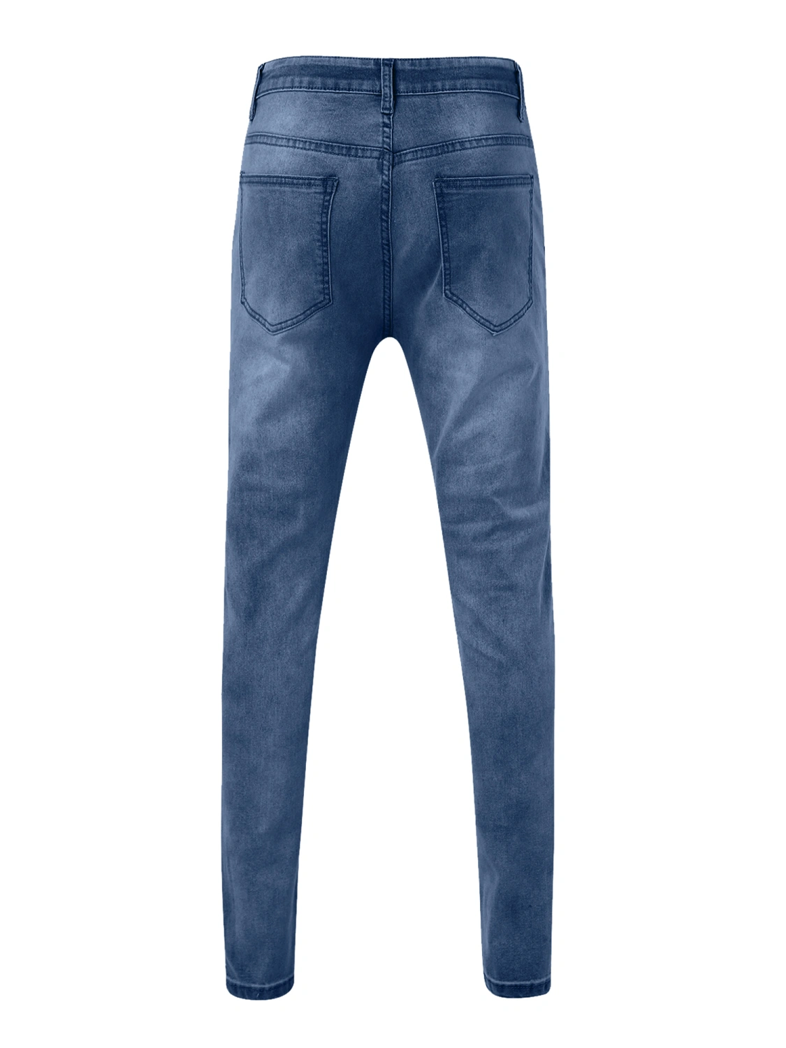 Men Denim Pants Casual Party Street Spring Fall Male Slimming Trousers