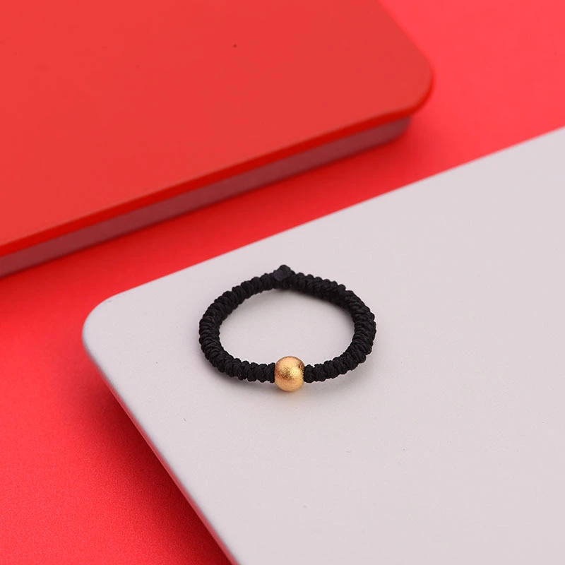 Lucky String Beads Ring Cute Simple Rings for Women Men Jewelry 