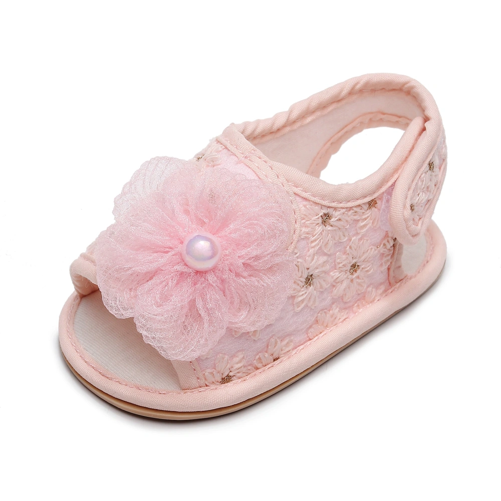 Baby Girl Summer Casual Flower Sandals Anti-slip Soft Sole Lace Shoes