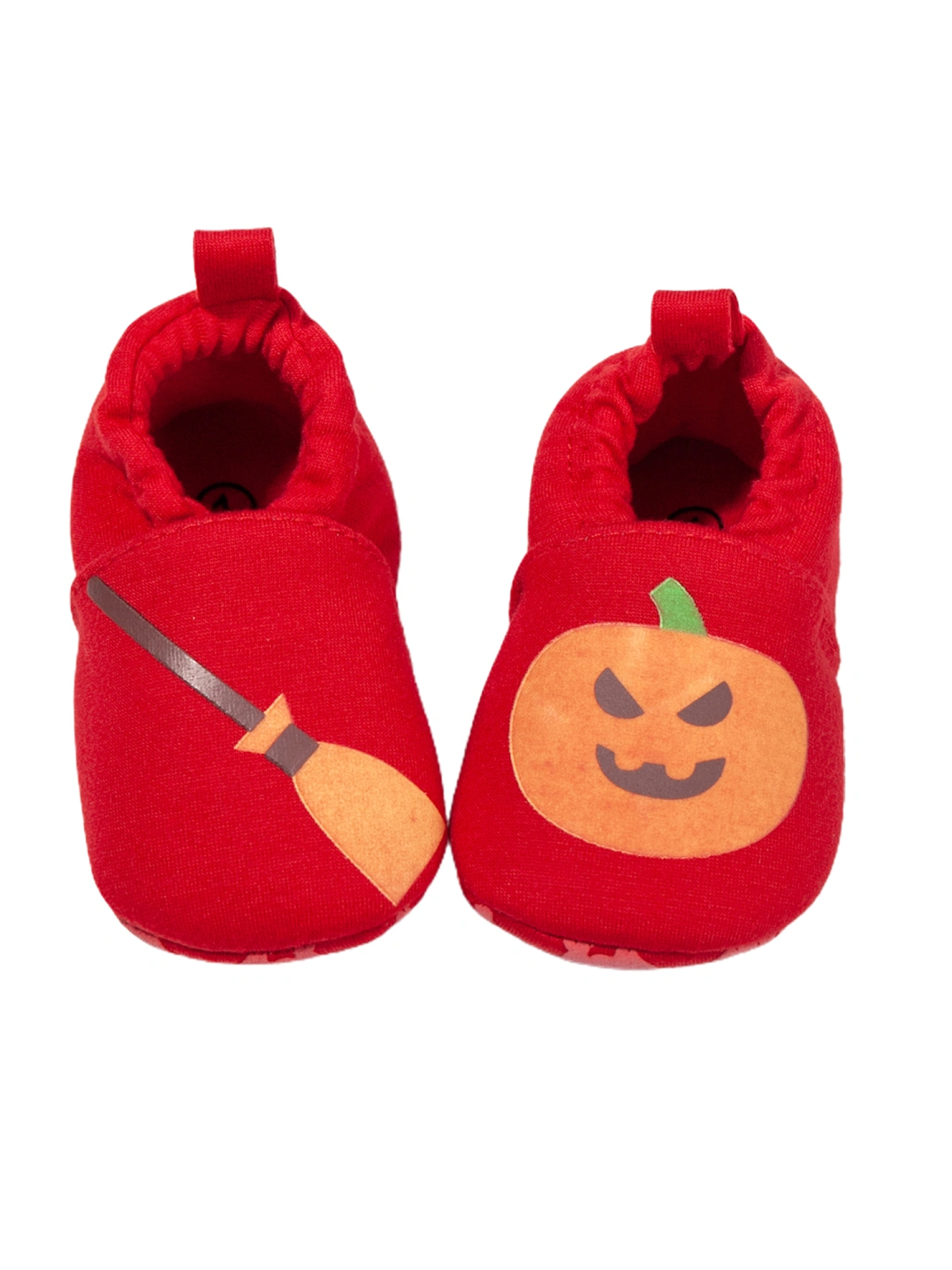 Baby Shoes, Halloween Luminous Cartoon Pumpkin Print Walking Shoes