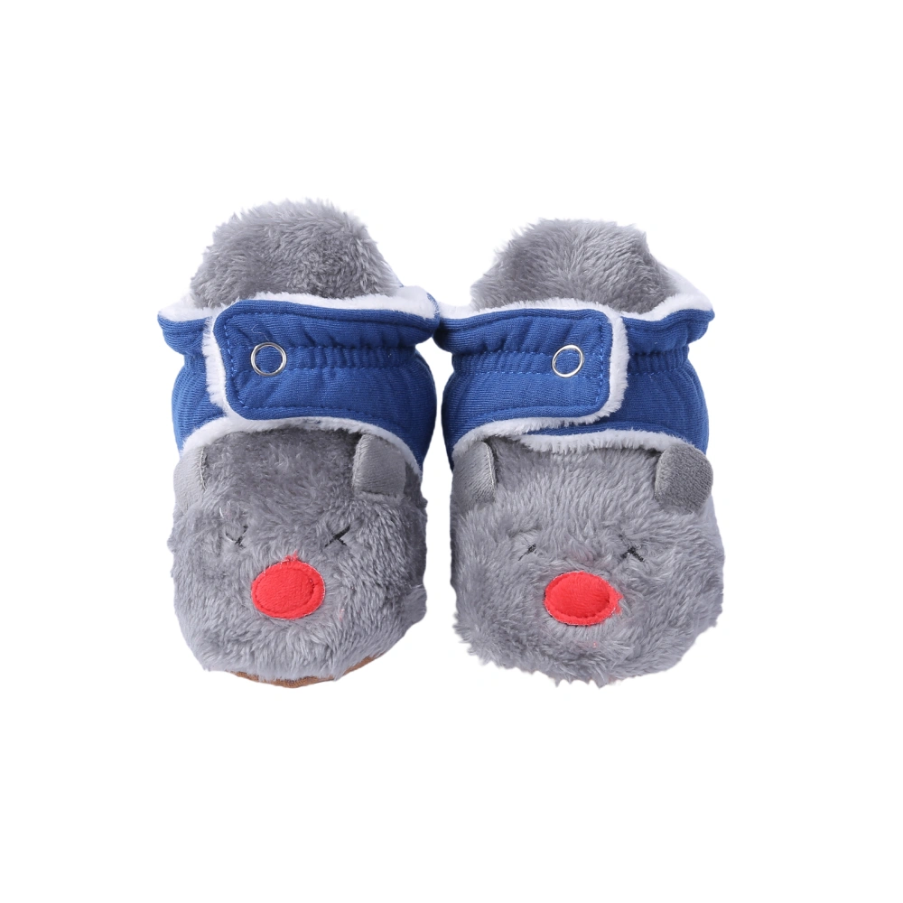 Baby Cartoon Animal Booties, Toddler First Walkers with Gripper Soles