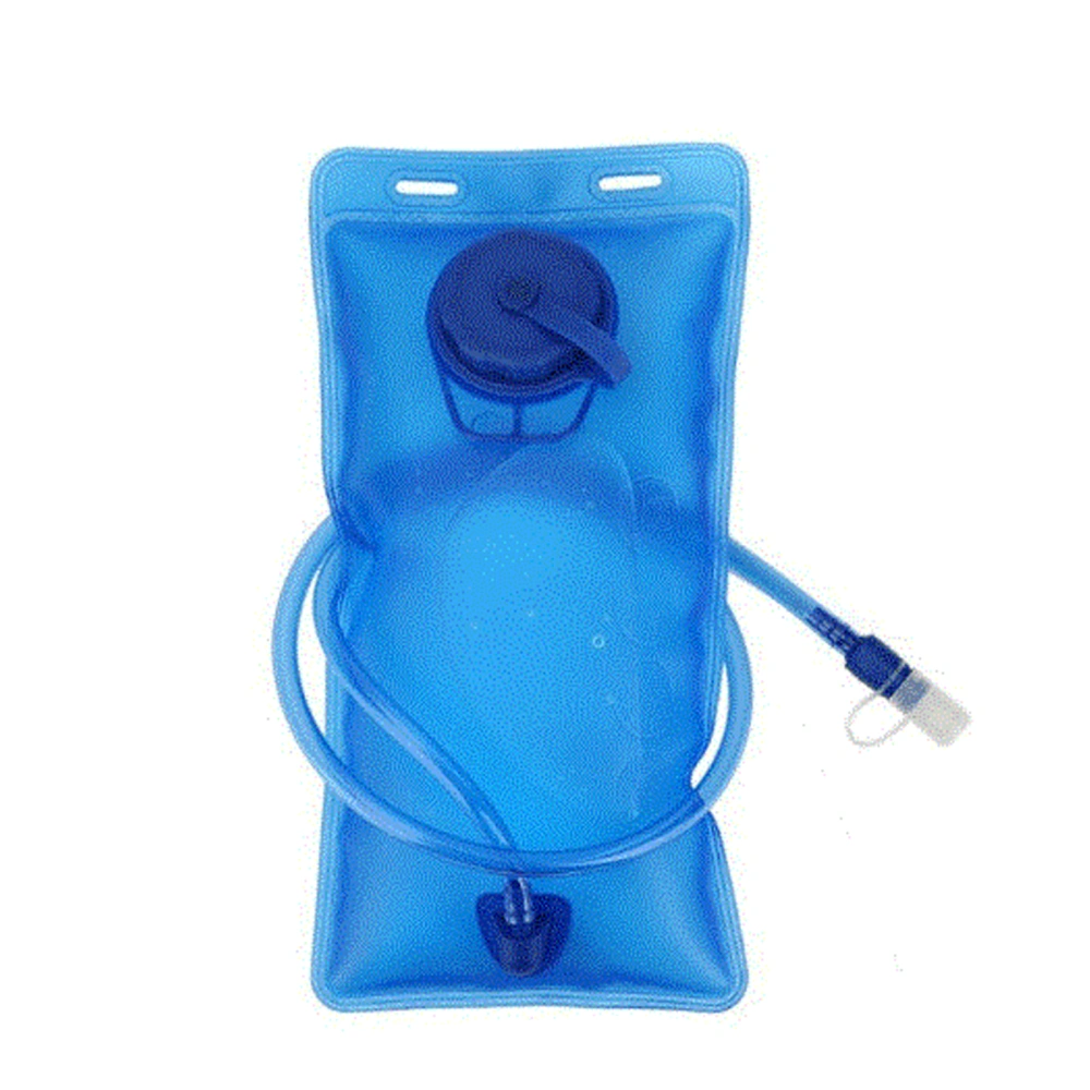 Folding Water Bag with Drinking Tube, 2L Hydration Accessory