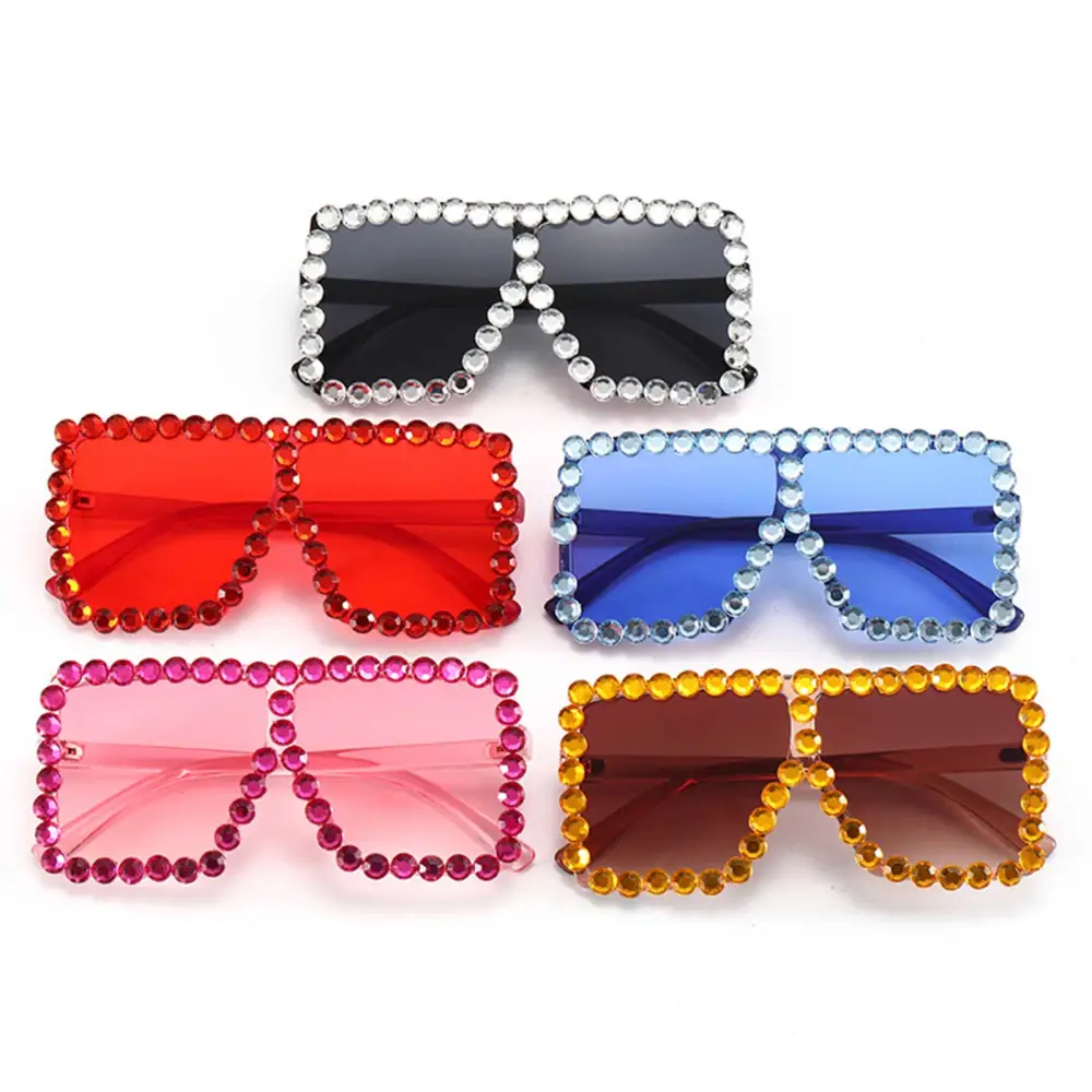 Children Sunglasses, Trapezoid Shape Sunglasses for Boys and Girls