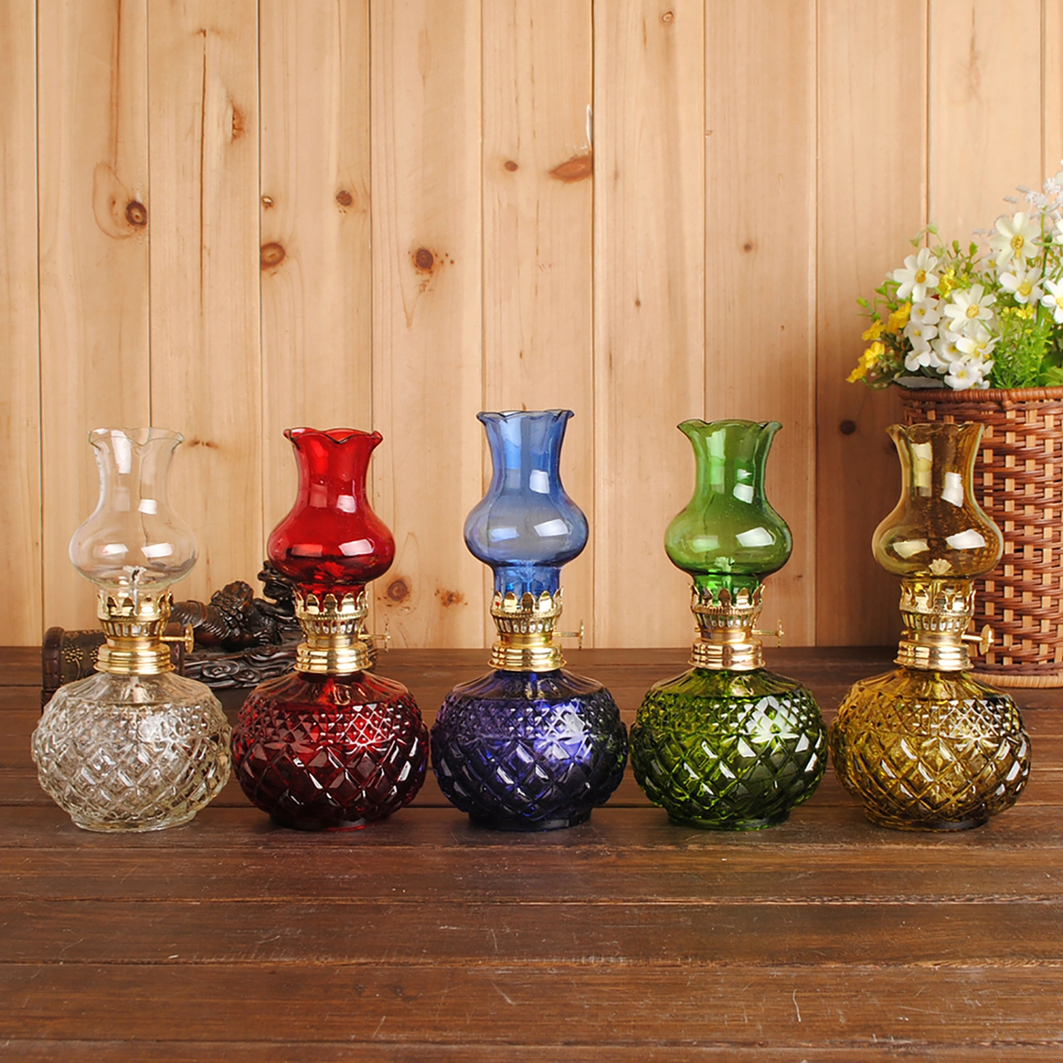 Kerosene Lamp, Translucence Barn Lantern Artware Desktop Decor