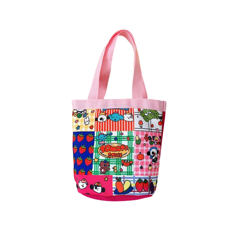 Kids Cartoon Tote Bag, Two Durable Carrying Handles, Travel Tote Bags 