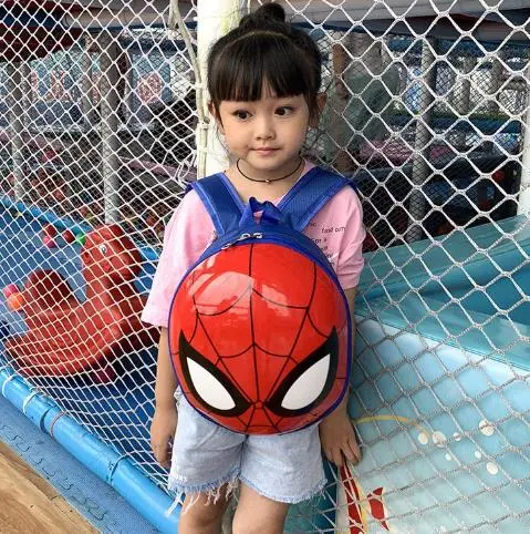 Kids Spider Backpack Large Capacity Cartoon Backpack Casual School Bag