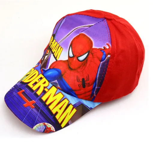 Toddler Baby Baseball Caps Sun Protection Spiderman Trucker Hats