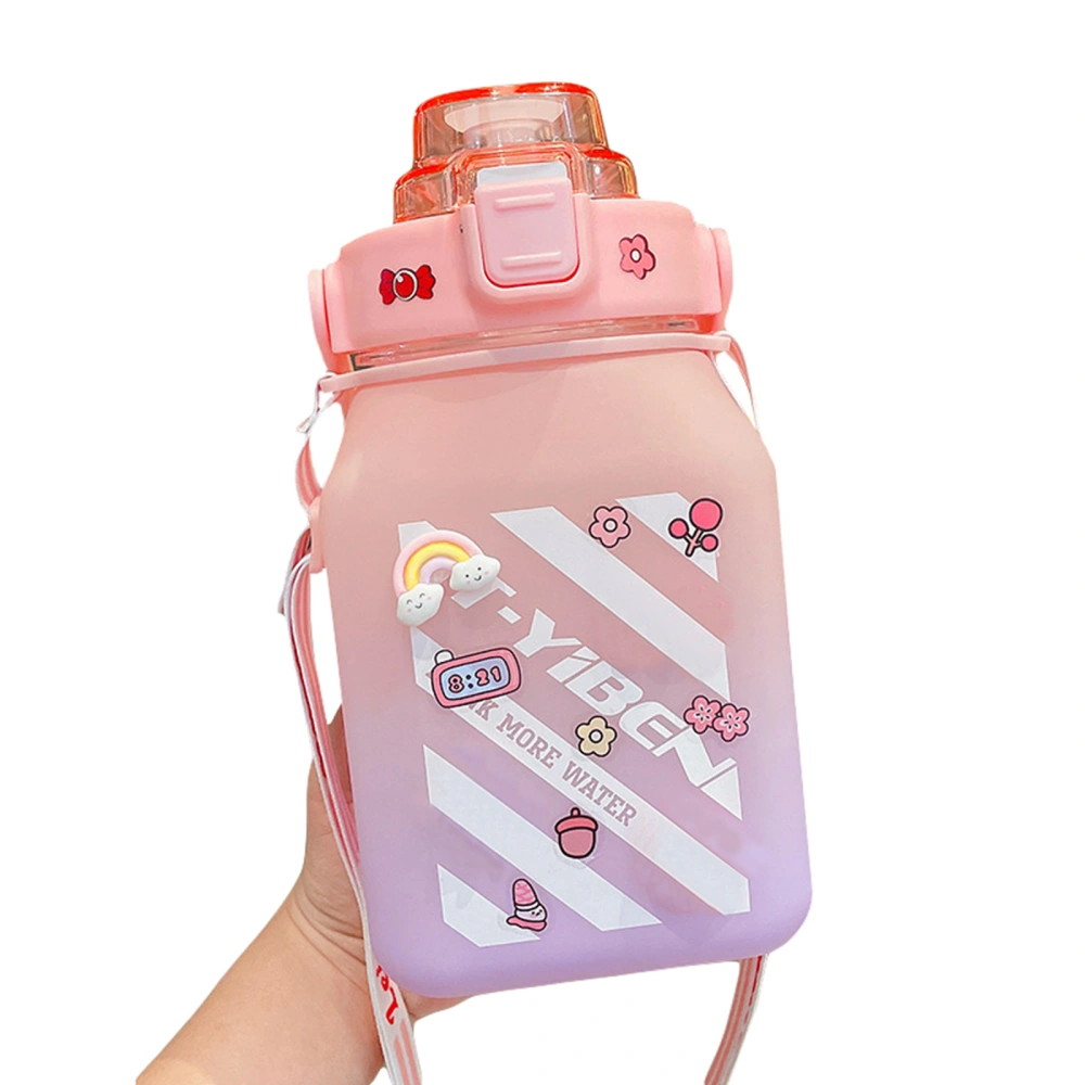 Cute Water Bottle Large Capacity Water Bottles Portable Sports Bottle