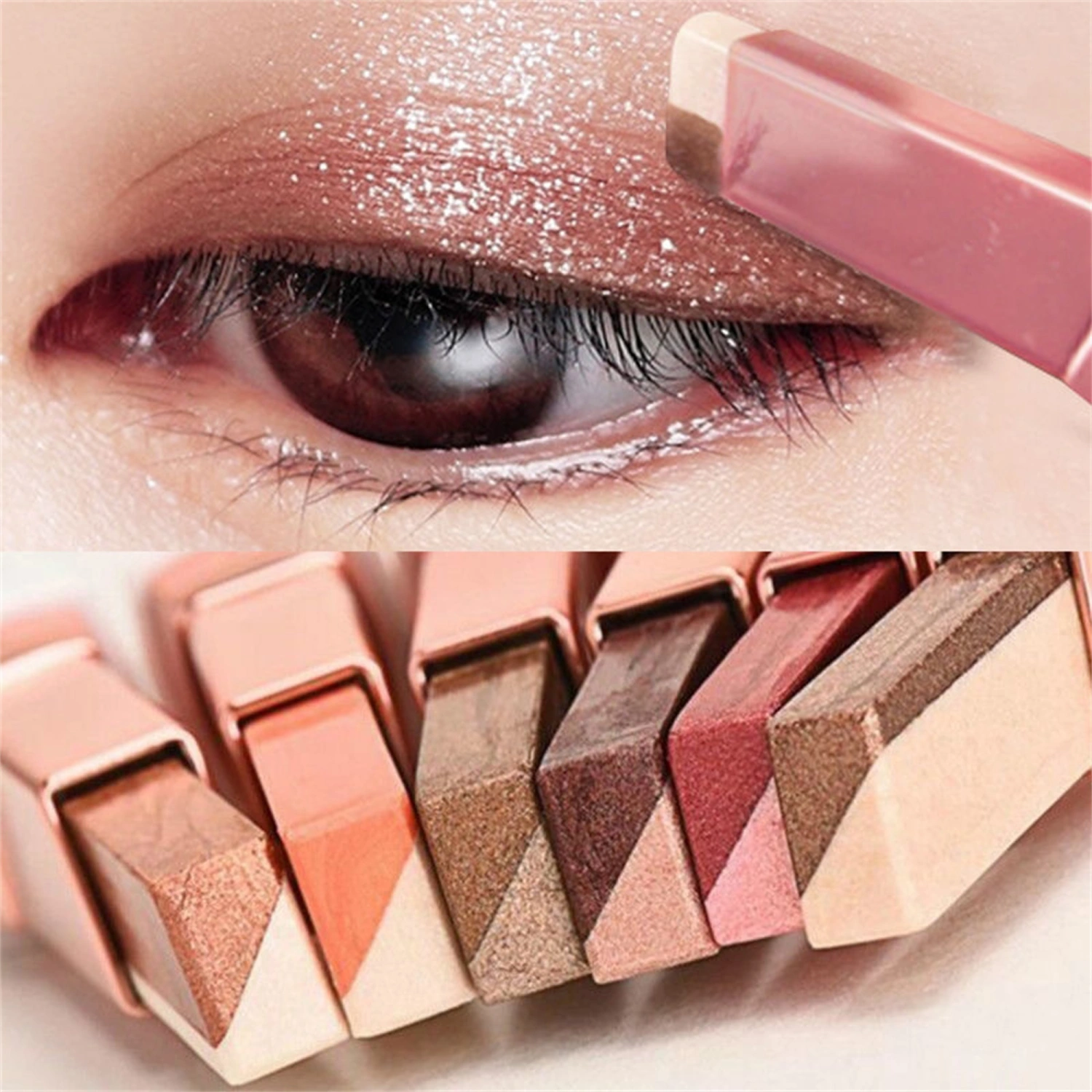 Eyeshadow Stick Double Colors Eye Shadow Stick Matte Eyeshadow