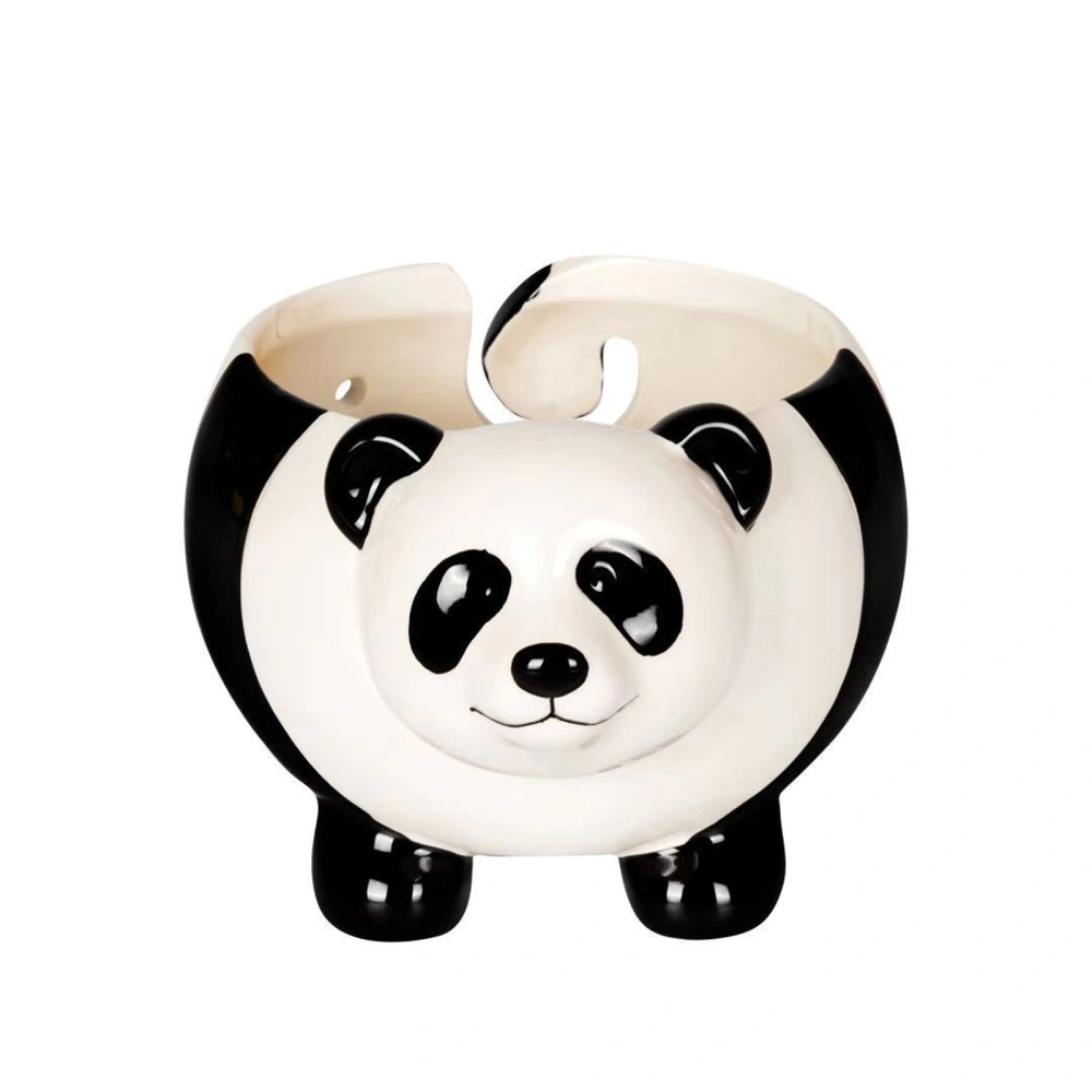 Home Ornament, Panda Shaped Figurine Storage Box Decorative Artware