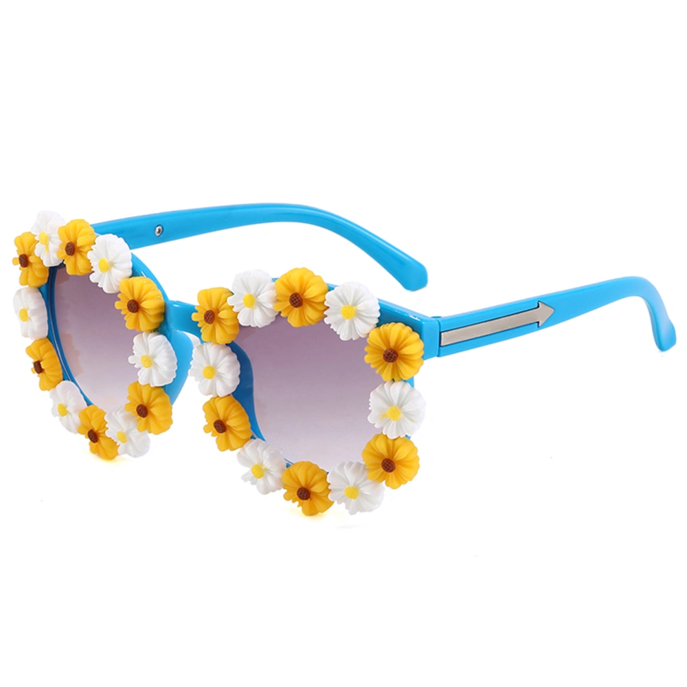 Little Boys Girls Sunglasses, Daisy Frame Outdoor Casual Glasses