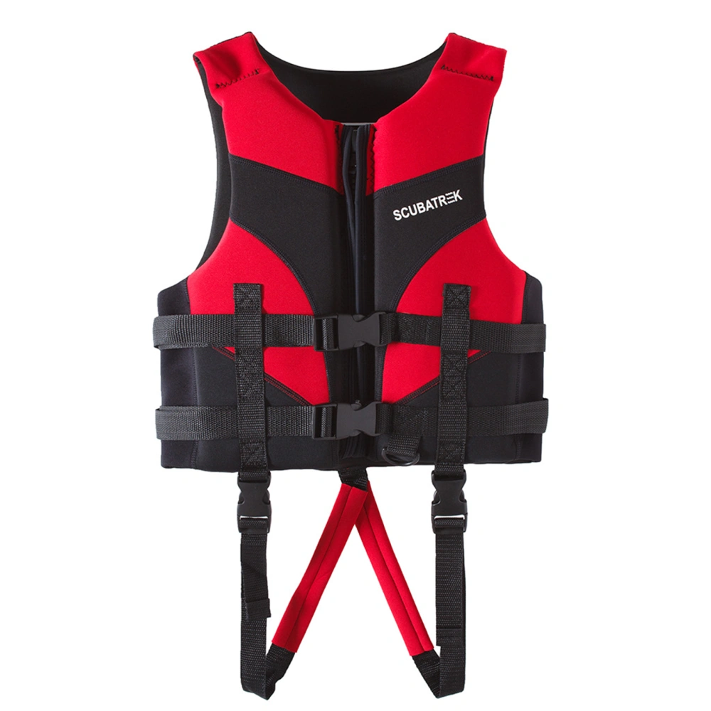 Children Foam Life Jacket, Contrast Color Wearable Float Row for Pool