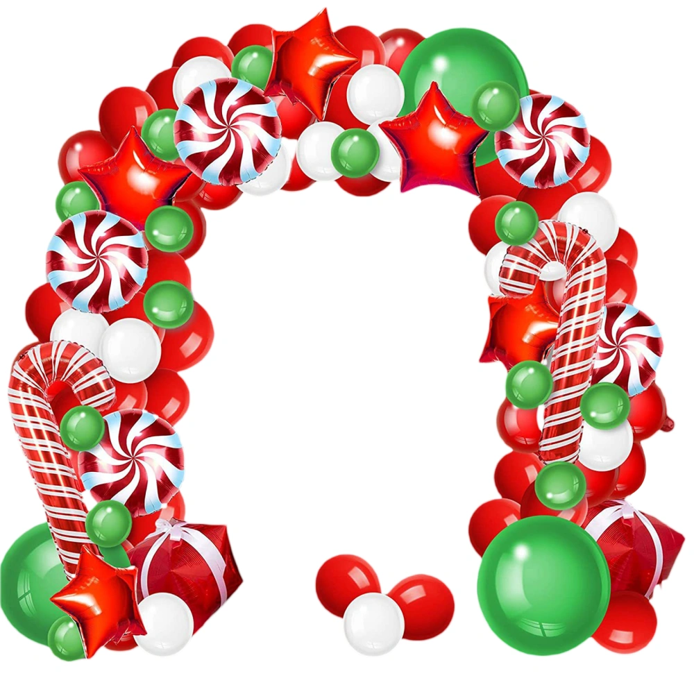 Christmas Balloons Garland Arch Kit, Party Decorative Balloons Pack