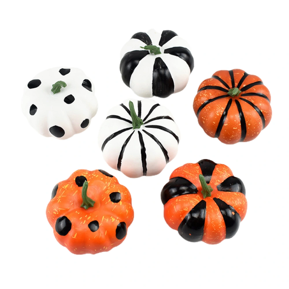 Halloween Pumpkin Ornament Set, Desktop Decoration, Photo Props