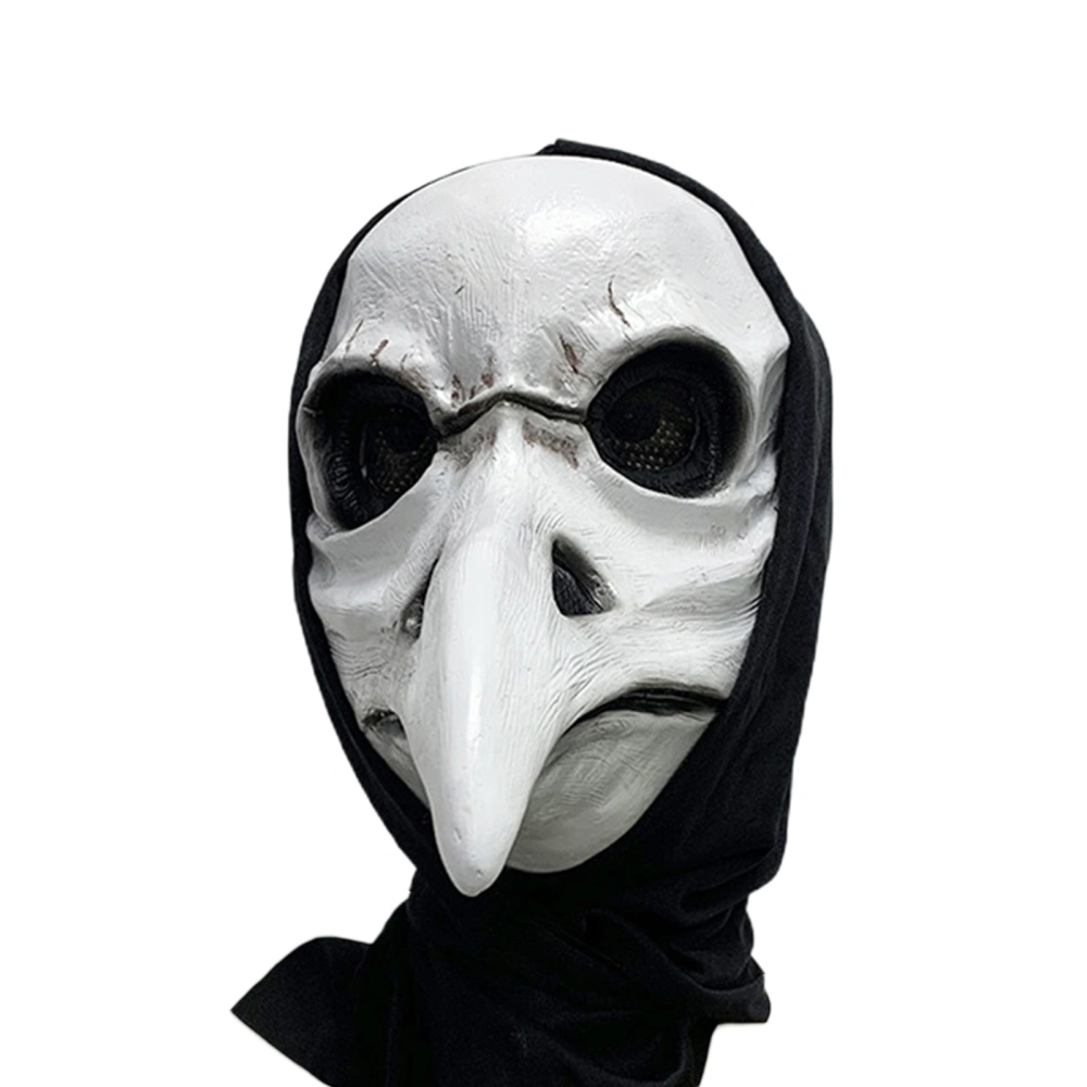 Bird Beak Face Mask with Headgear, Halloween Cosplay Costume Prop