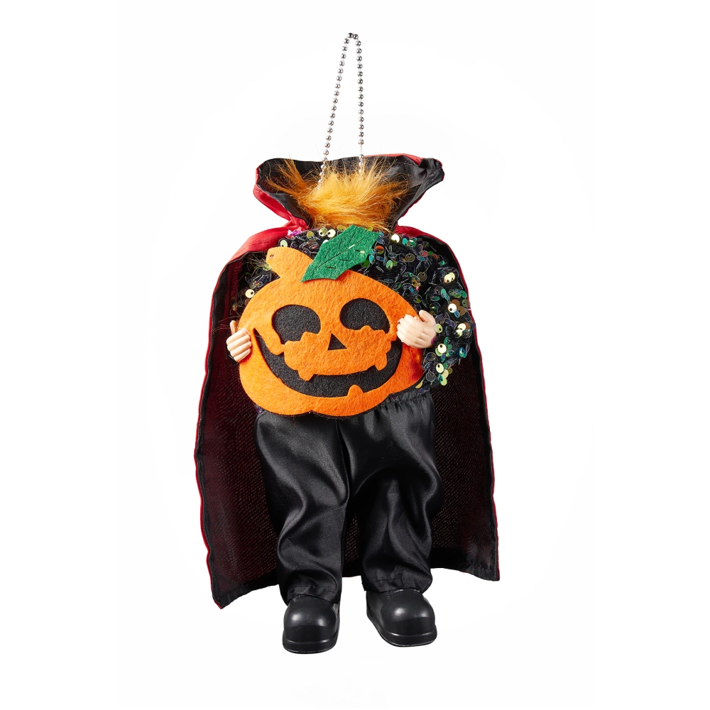 Halloween Hanging Ornaments, Headless Pumpkin Sign Tree Decoration